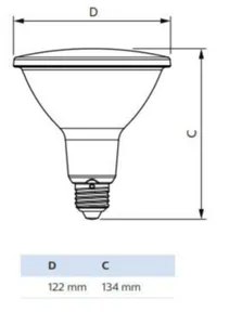 Kohdelamppu Philips MASTER LED - KOHDELAMPPU MASTER LED E27 927 1000LM 100W=13W PAR38