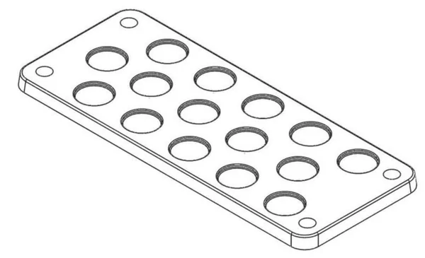Läpivientilaippa Selcast II-AIHIOLAIPP Ø21 15kpl/AIHIOT
