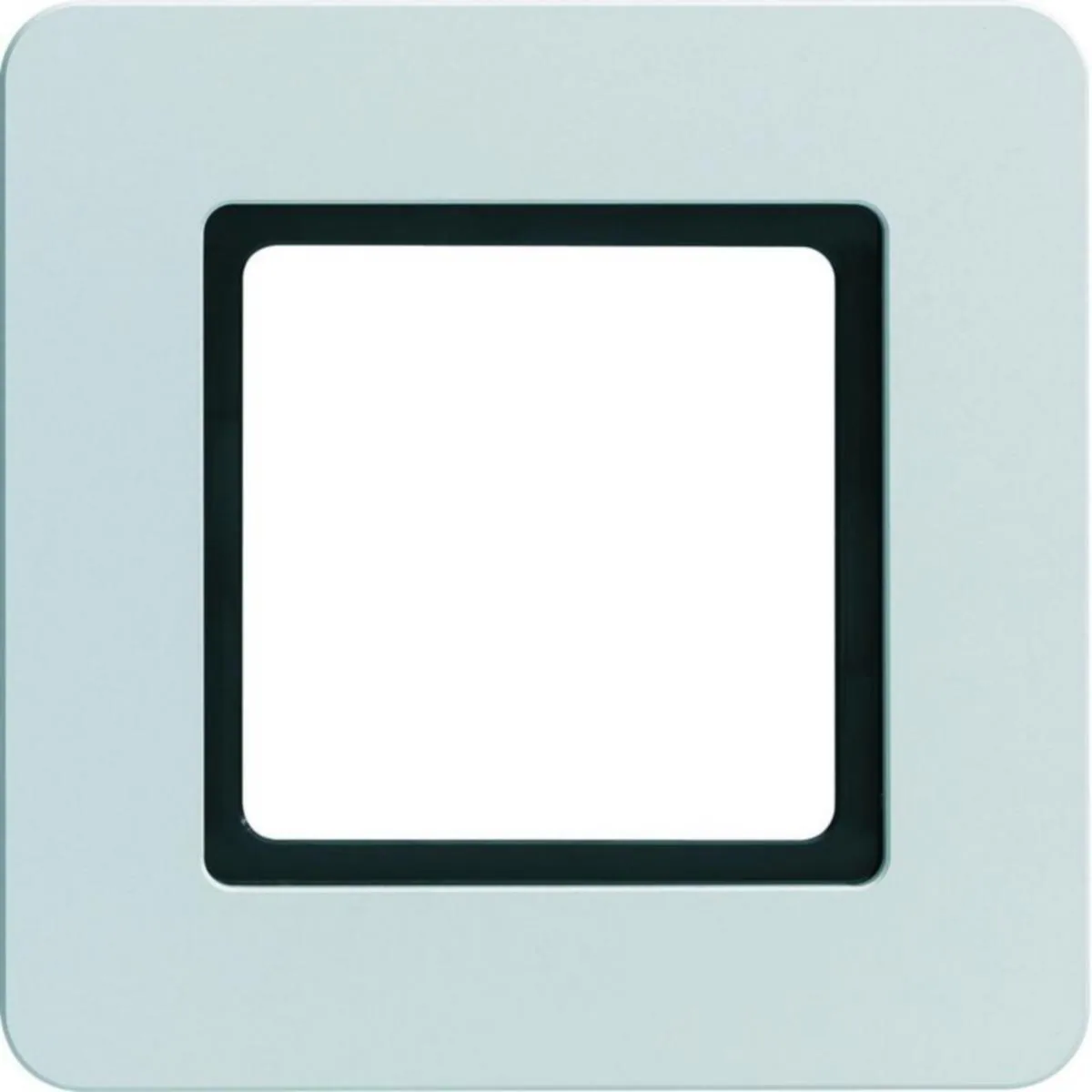 Peitelevy Hager Q.7 1OS. LED-VALOMOD. AN-AL – alumiini