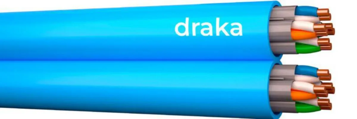 Tietoverkkokaapeli-CAT6A Draka Afumex U/FTP DCA - TIETOVERKKOKAAPELI-CAT6A AFUME UC500 S23 C6A U/FTP 2X4P DCA