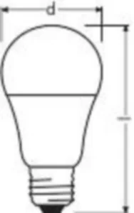 Vakiolamppu Ledvance Superior Classic A Comfort - VAKIOLAMPPU LEDVANCE CLA 4,9W/927 470LM E27 OP