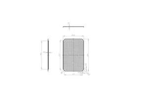 Asennuslevy Fibox MP Arca - ASENNUSLEVY ARCA MPMP ARCA 6040