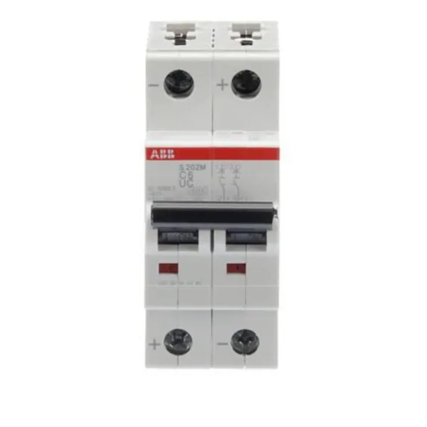 Johdonsuojakatkaisija ABB S200MUC 2-pole C-char. 6A