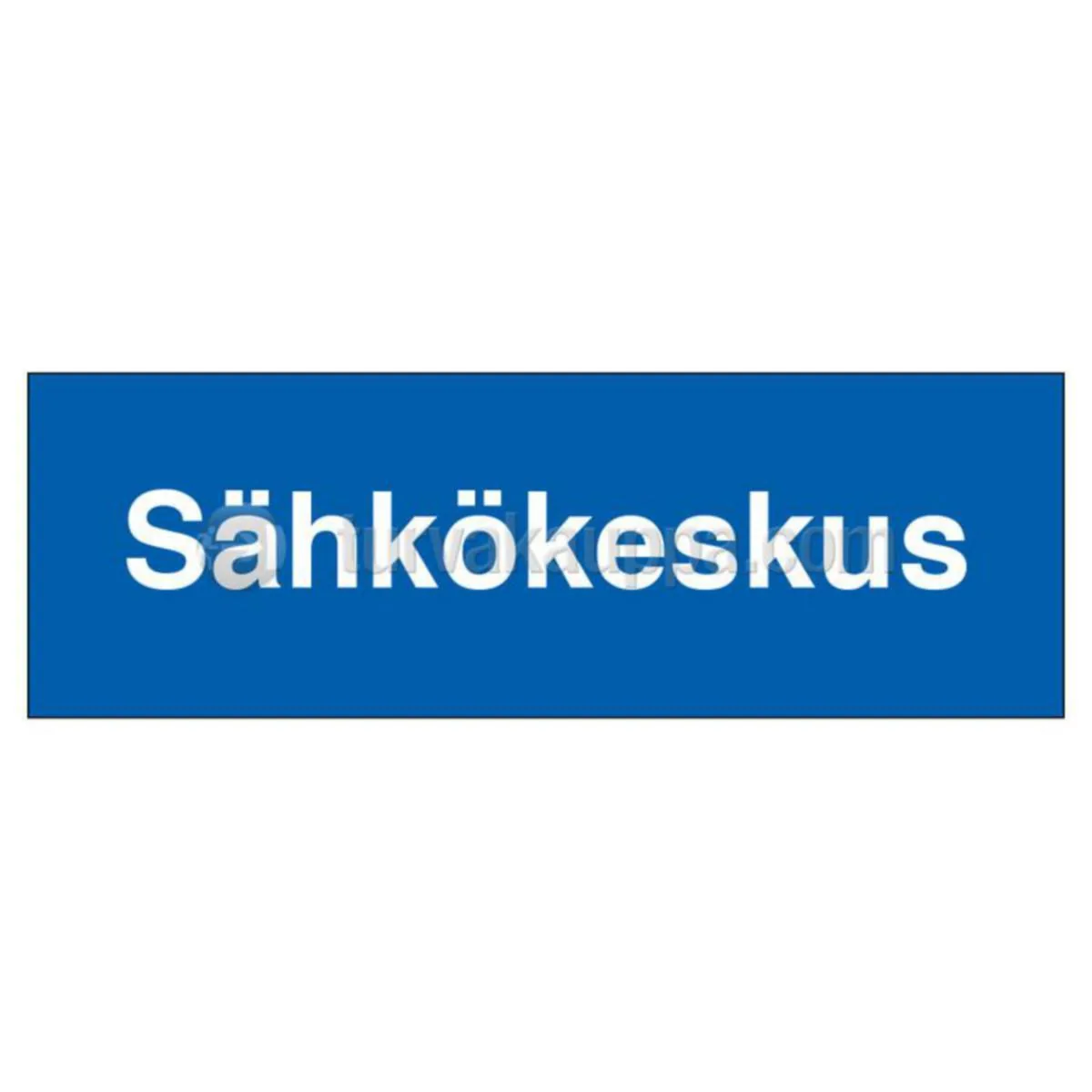 Merkintätarra SWM - MERKINTÄTARRA SWM SÄHKÖKESKUS 200x80 TARRA