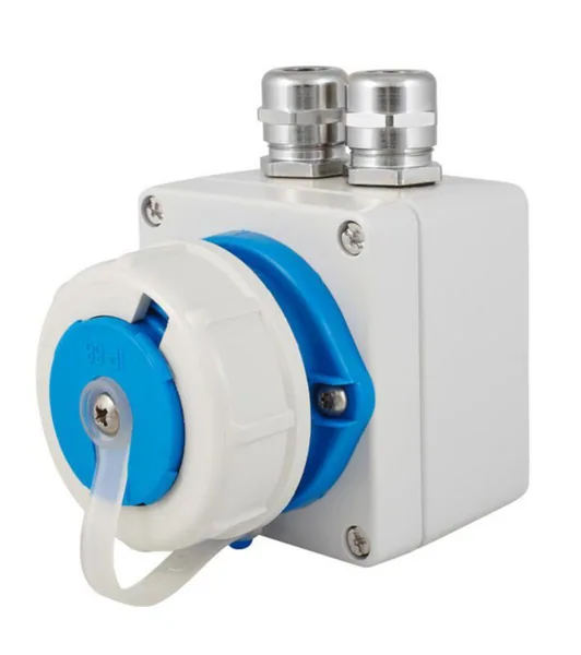 Pistorasia Selcast 16A 230V IP67/68 1-OS IP68/9