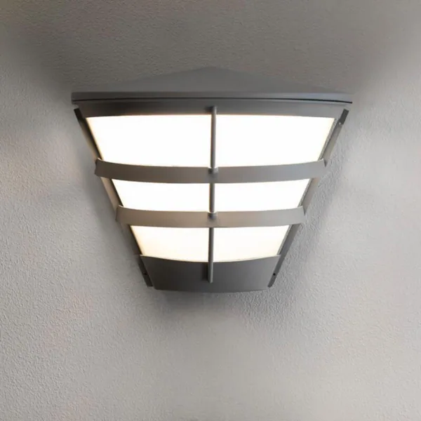 Seinävalaisin ulko Hide-a-lite Pave Wall IP65 1680LM 18W GR OP DECO II