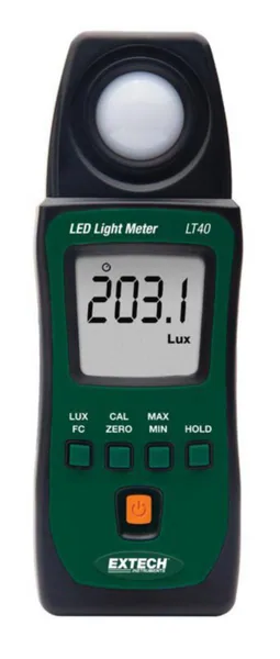Valaistusvoimakkuusmittari LT40 Extech