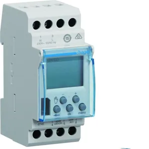 Kellokytkin Hager EGN103 1K/16A 2M DIN - KELLOKYTKIN DIGITAALINEN HAGER EGN103 1K/16A 2M DIN