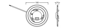 LED-moduuli Ledvance Magnetic Led Ring - LED-MODUULI LEDVANCE MAG RING 180MM 16W CCT ML 230V