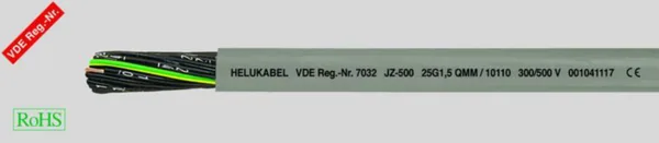 Ohjauskaapeli Helukabel JZ-500 18G0,5