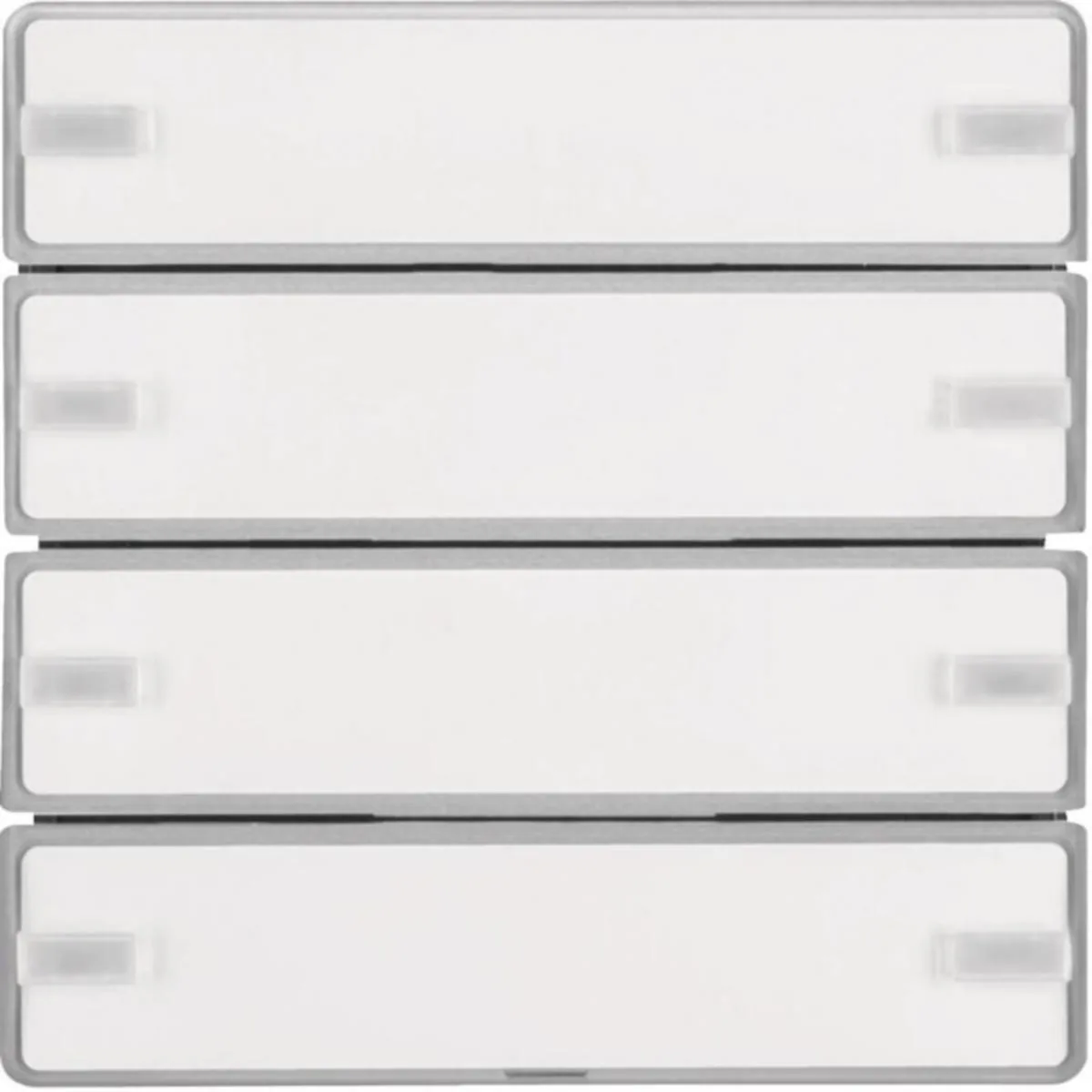 Painike KNX Hager Q.1 8-PAIN. MI/RGB-MV ALU – alumiini