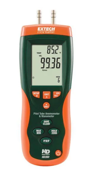 Ilmavirtamittari HD350 Extech