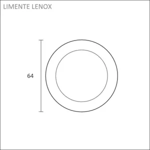 Kalustevalaisin Limente Lenox - KALUSTEVALAISIN LIMENTE LENOX 2C 3/4K 4W RST