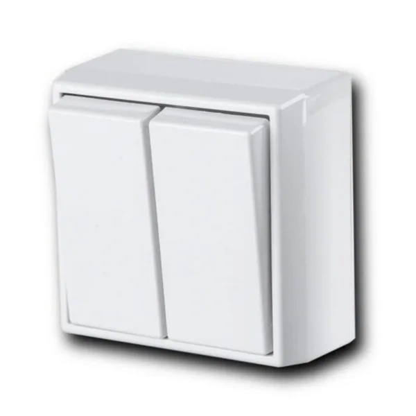 Kytkin Ensto Intro 5, 6 Pinta IP21 5/10A/250V/IP21 PPJ LI VAL