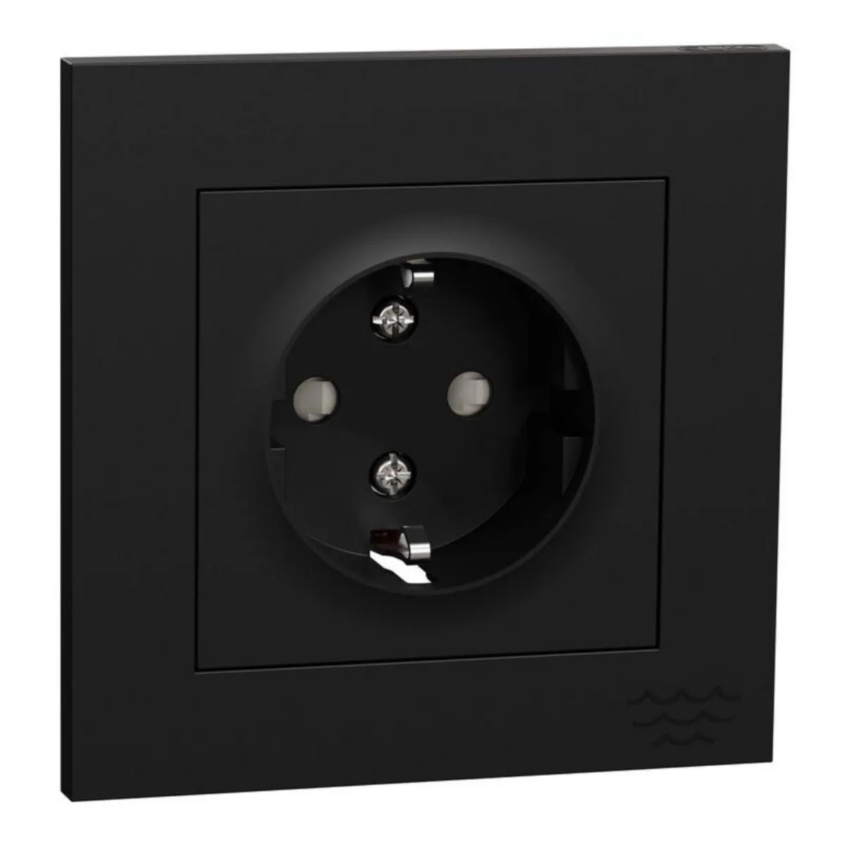 Pistorasia ELKO Ocean uppoasennus IP21 - PISTORASIA ELKO OCEAN 1S/16A/250V/IP21 UPR MUS