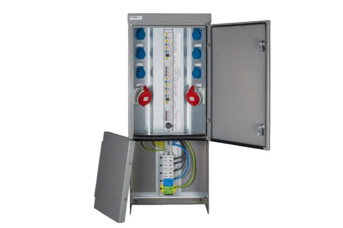 Pistorasiakeskus Vohek PJX 0206W 63A IP44 FE/AL