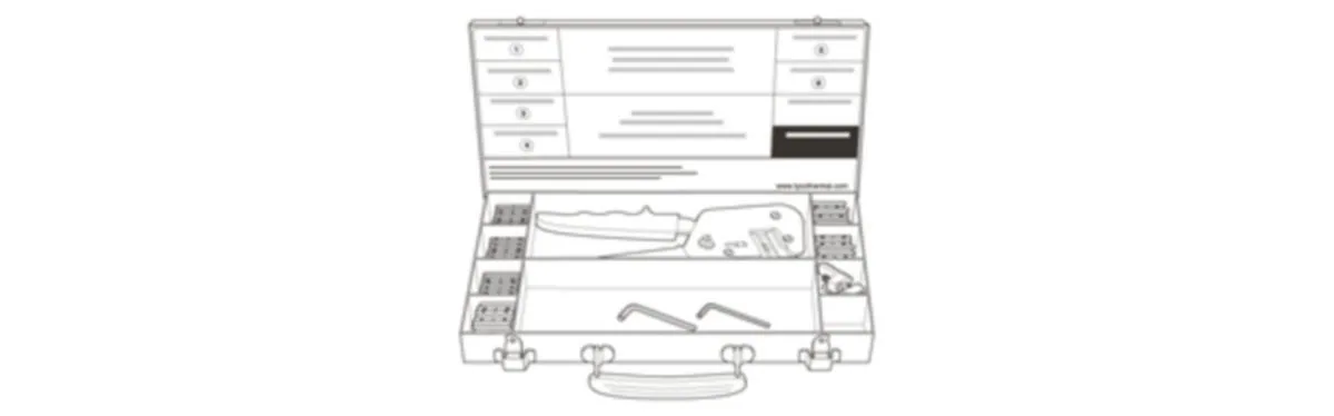 Puristuspihdit PI-Tool Raychem - PURISTUSPIHDIT RAYCHEM PI-TOOL-SET-02 PI-KAAP 6-25mm2