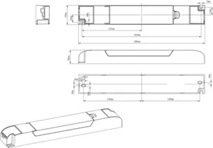 Sähköinen lisätarvike Ledvance Panel Value - SÄHKÖINEN LISÄTARVIKE PANEL VA EL KIT 55V 4W LI MT/AT 3H
