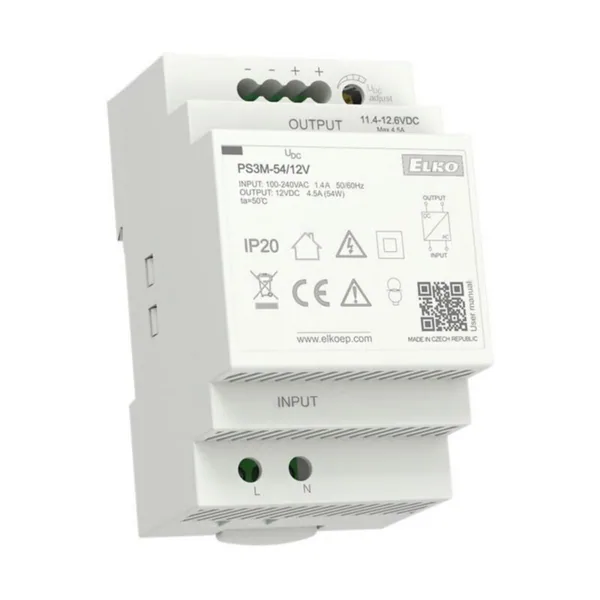 Teholähde Elko EP PS3M-54/12V 230VAC/12VDC 4.5A