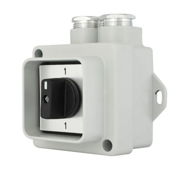 Vääntökytkin 16A 250V vesitiivis IP67 Selcast VAIHTO 7 2-NAP HARM