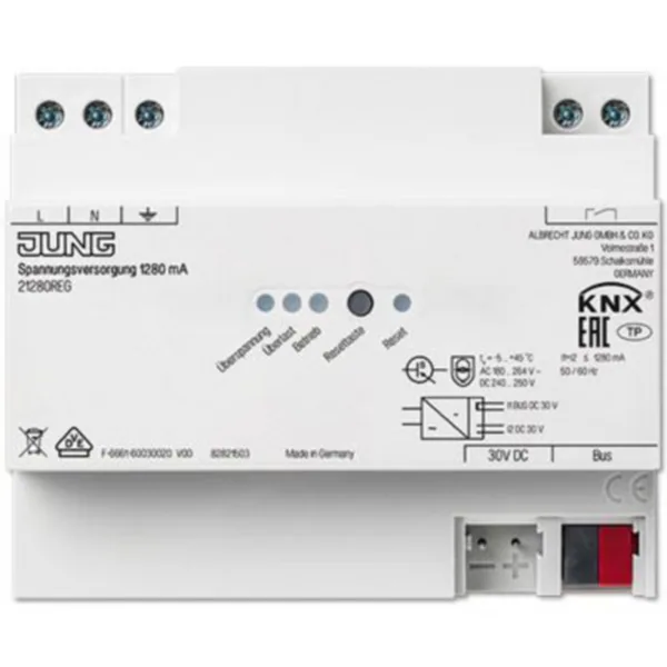 Virtalähde Ensto Jung KNX 1280MA