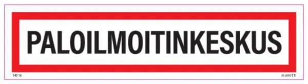 Merkintätarra Malkit Paloala PALOILMOITINKESKUS 200X50