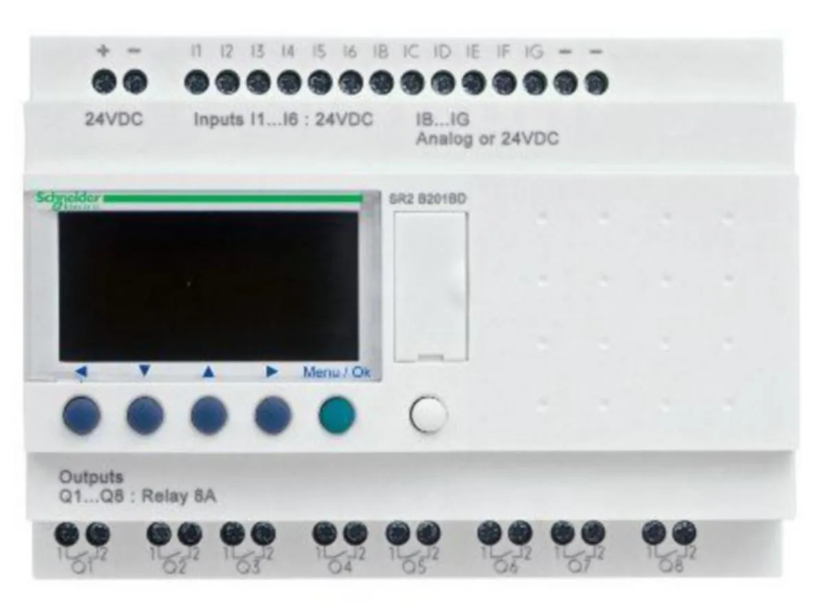 Ohjelmoitava rele Schneider Electric Zelio SR 20 I-O 24 VDC