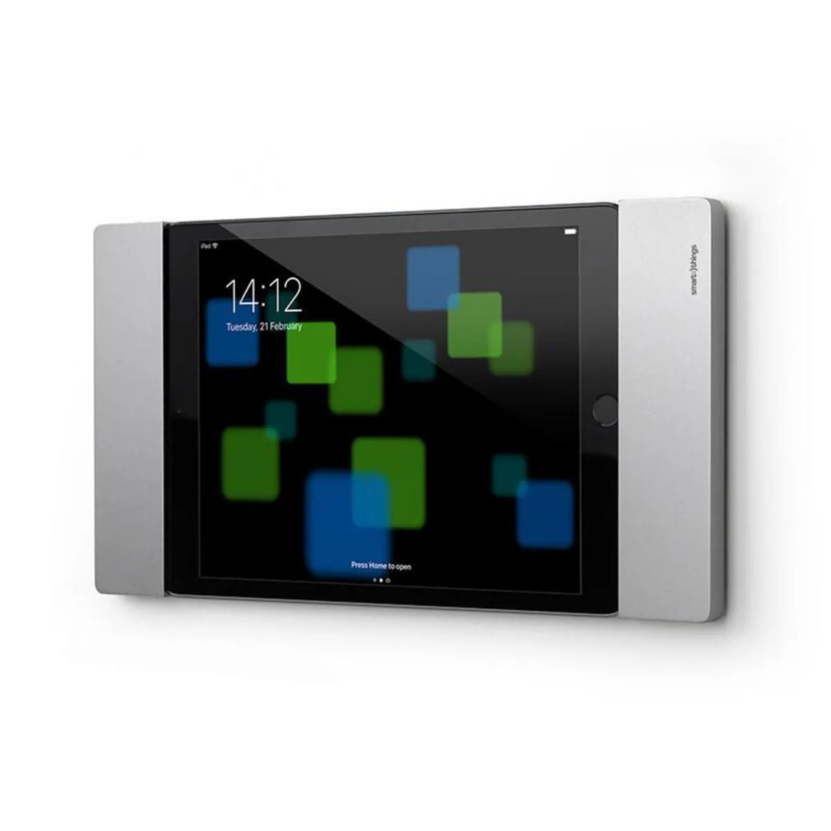 Seinäteline smart things sDock Fix LUKITTAVA IPAD MINI, HOPEA – hopea