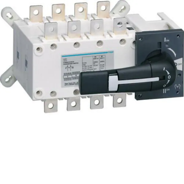 Verkonvaihtokytkin Hager HI451 4N 1-0-2 125A 690VAC
