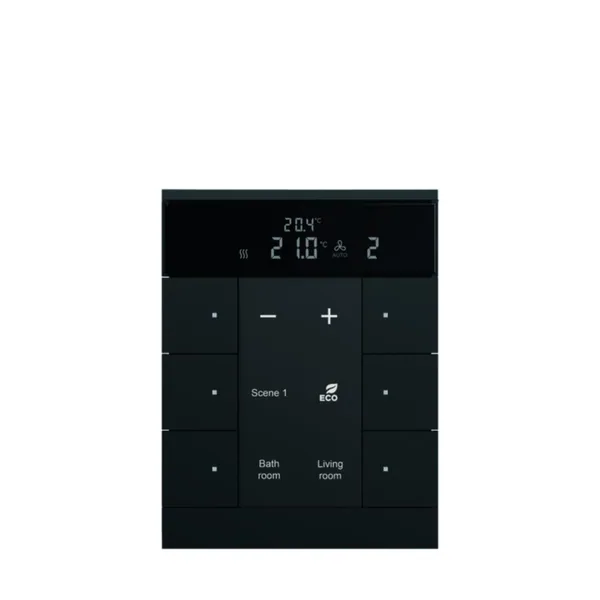 Huonetermostaatti KNX ABB 6-gang RTC-slave blk