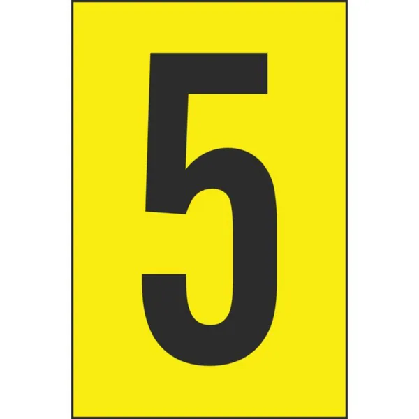 Merkintätarra Hammarprodukter numerot HAMMAR HEIJASTETARRA NUM. 5 (KELT