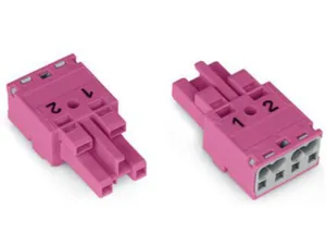 Naarasliitin 2-nap Winsta Midi Wago - PISTOLIITIN WINSTA MIDI WAGO 770-282 2-NAP NAARAS PINKKI