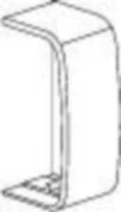 Päätykappale OptiLine mini - PÄÄTYKAPPALE OPTILINE MINI OL MINI - ES1220 PC/ABS VALK