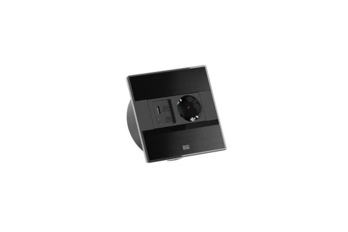 Pistorasia Bachmann SENSE 1 X PR + A/C-LATAUS, MUS – musta