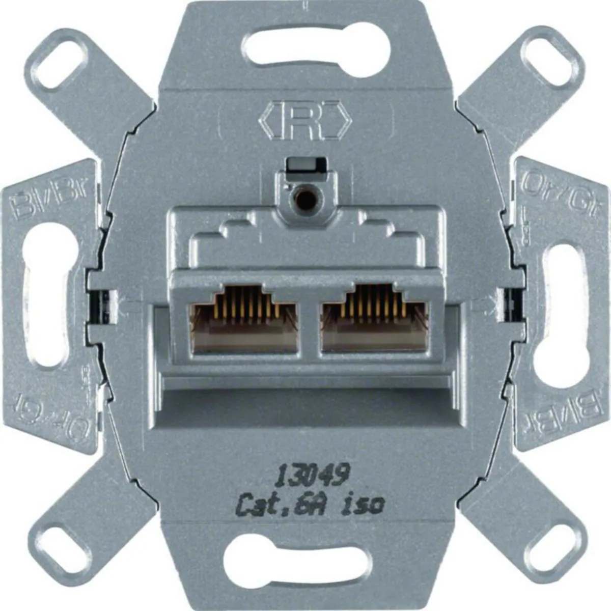 Telerasia Hager S.1 - TELERASIA S.1 2XRJ45 CAT6A ISO STP