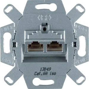Telerasia Hager S.1 - TELERASIA S.1 2XRJ45 CAT6A ISO STP