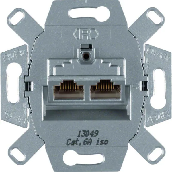 Telerasia Hager S.1 2XRJ45 CAT6A ISO STP