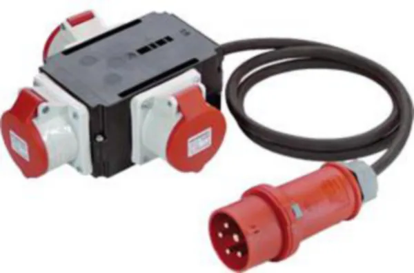 Adapteri Bachmann 1x5x16A-3x5x16A 1.5m KAAP IP44