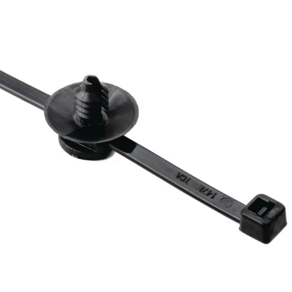 Johdinside HellermannTyton pikakiinnitysankkurilla KAAPELIKIINNIKE HELLERMANN T50RFT5 3,5X150 MUS
