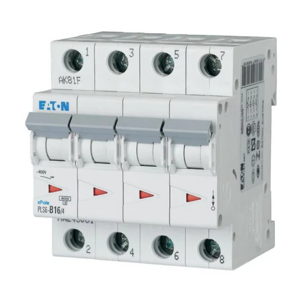 Johdonsuojakatkaisija Eaton Xpole PLS6-B16/4-MW