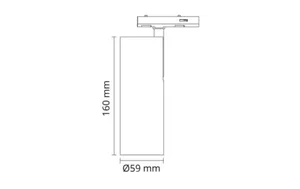 Kohdevalaisin SG Tube Mini - KOHDEVALAISIN TUBE MINI ZIP TUBE MINI VA TW 2-4000K