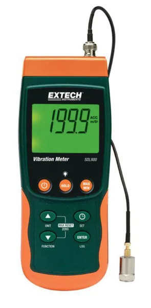 Värähtelymittari/Dataloggeri SDL800 Extech
