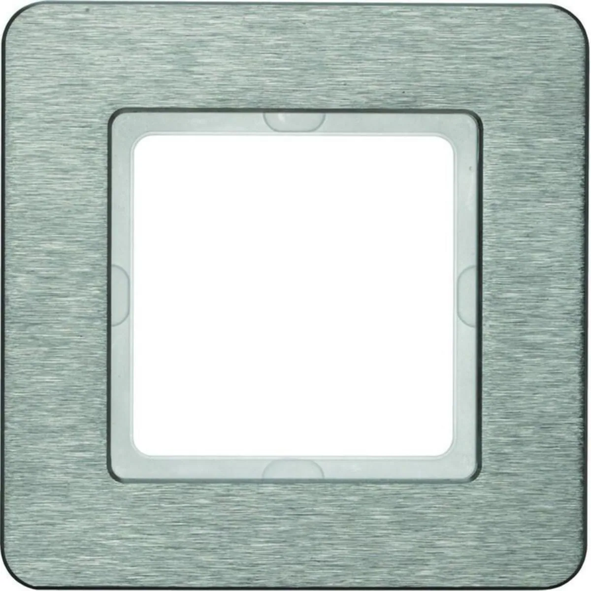 Peitelevy Hager Q.7 1-f. RST brushed – ruostumaton teräs (RST)