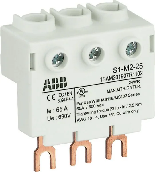 Syöttöliitin ABB S1 S1-M2-25