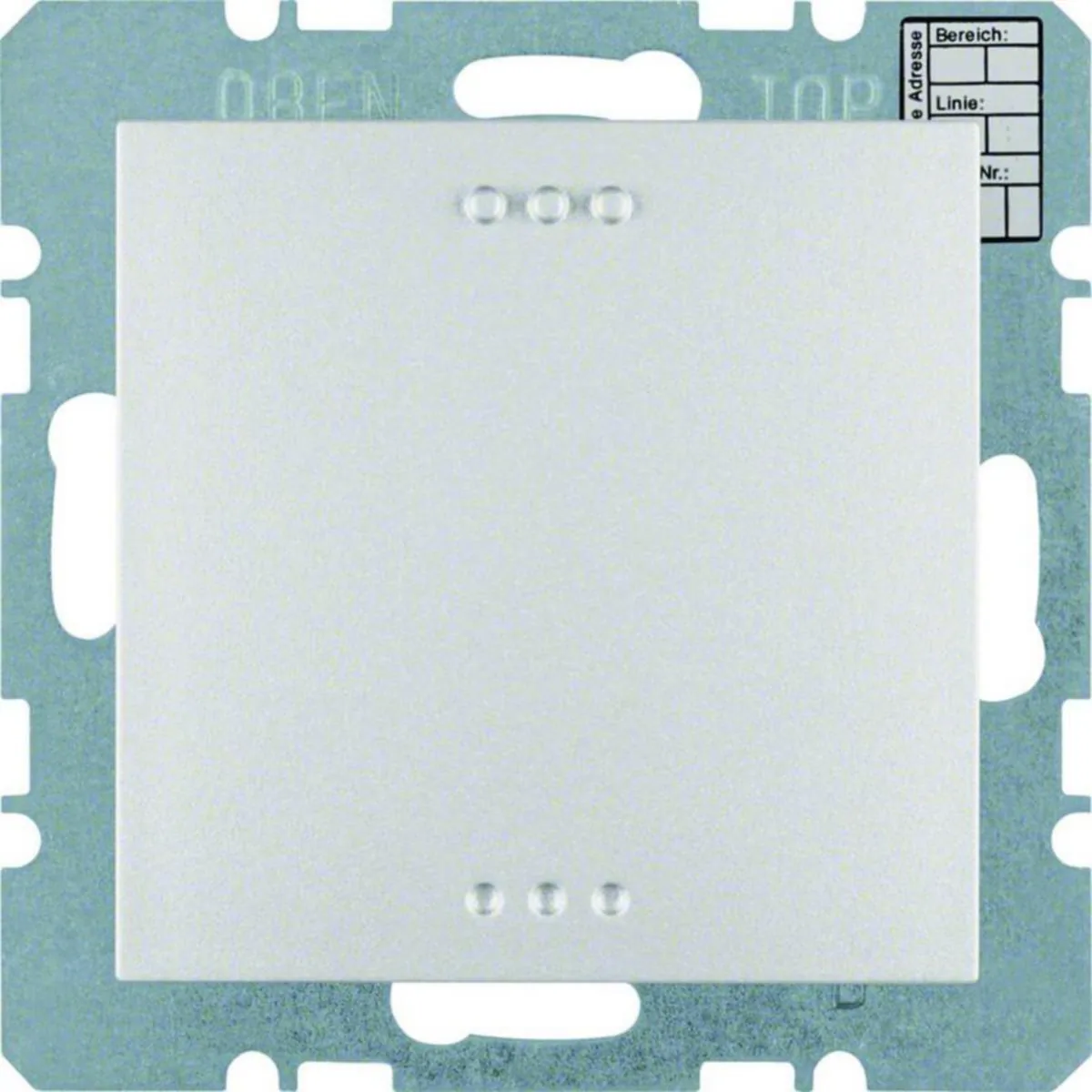 Termostaatti KNX Hager S.1 5/+45 YÖP.+ANT.TUL OBJ ALU – alumiini